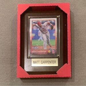 Topps Matt Carpenter Framed Card